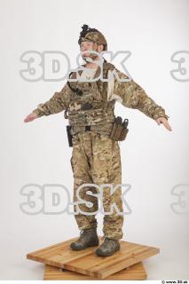 Soldier in American Army Military Uniform 0002